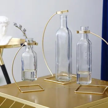 

WSHYUFEI Clear Glass Vase Micro Landscape Air Plant Terrarium Hanging Holder Flowerpot Container Home office desk decoration