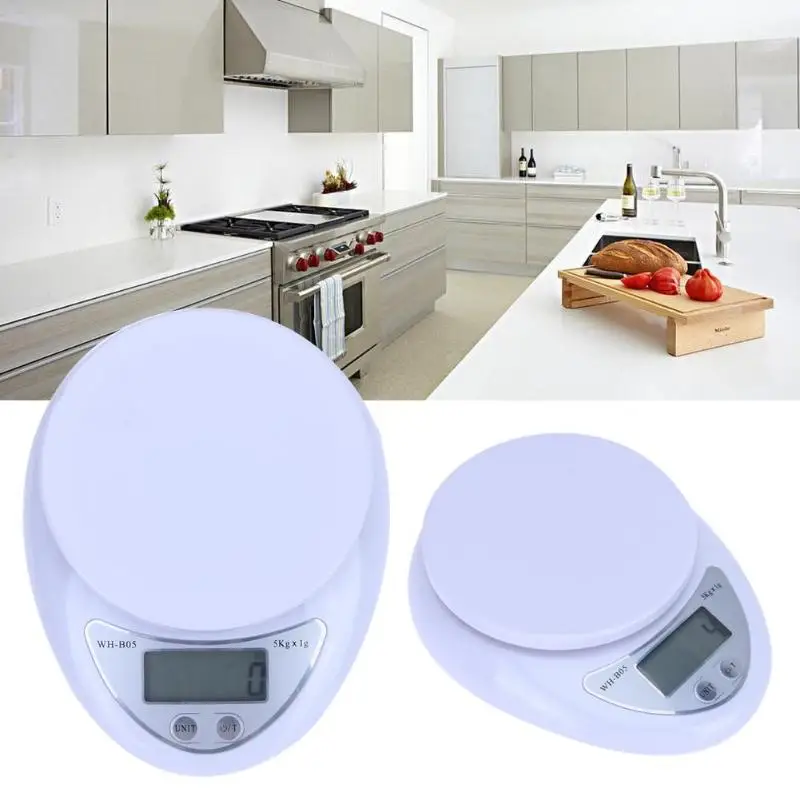 

5kg x 1g High Precision Digital Jewelry Scale Mini Pocket Kitchen Electronic Scales Weigh Balance with LCD Display Libra
