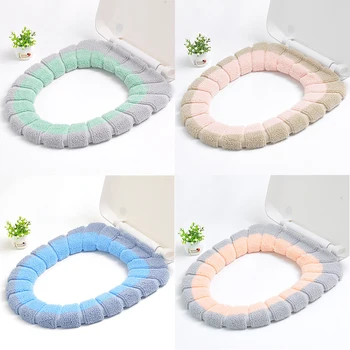 

Universal Warm Soft Washable Toilet Seat Cover Mat Set For Home Decor Closestool Mat Seat Case Toilet Lid Cover Accessories
