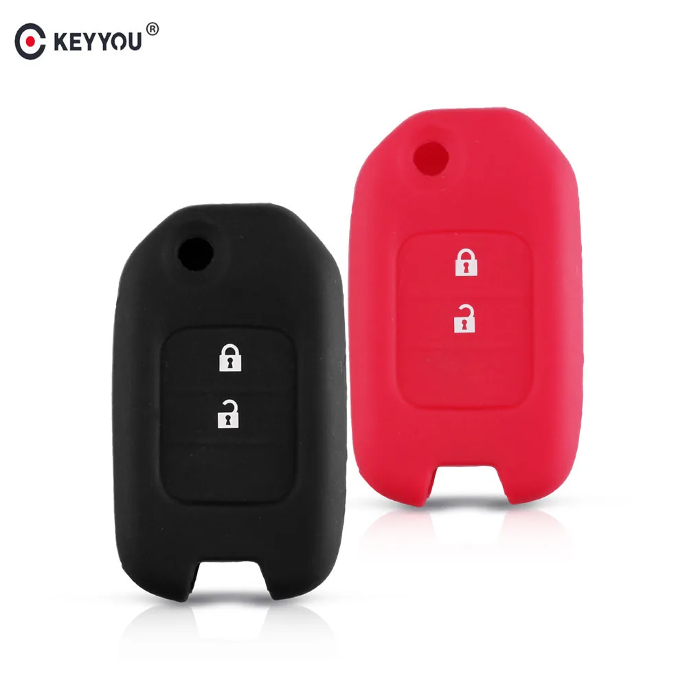 Лидер продаж силиконовый чехол KEYYOU для автомобильного ключа от пульта Honda Accord 9 Fit
