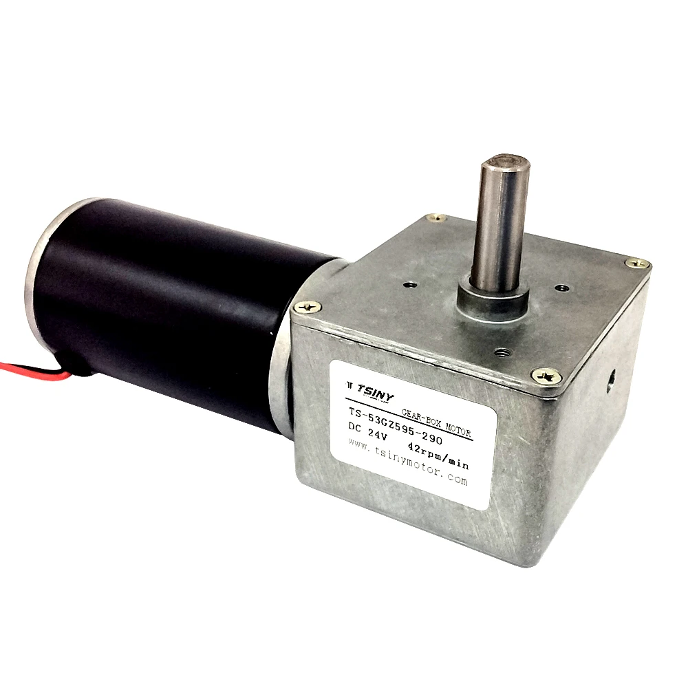 

53GZ595 With Reductor High Torque Electric Gear Motor With With CW/CCW Self-locking Function DC Gear Motor 12V 24V 22/42RPM