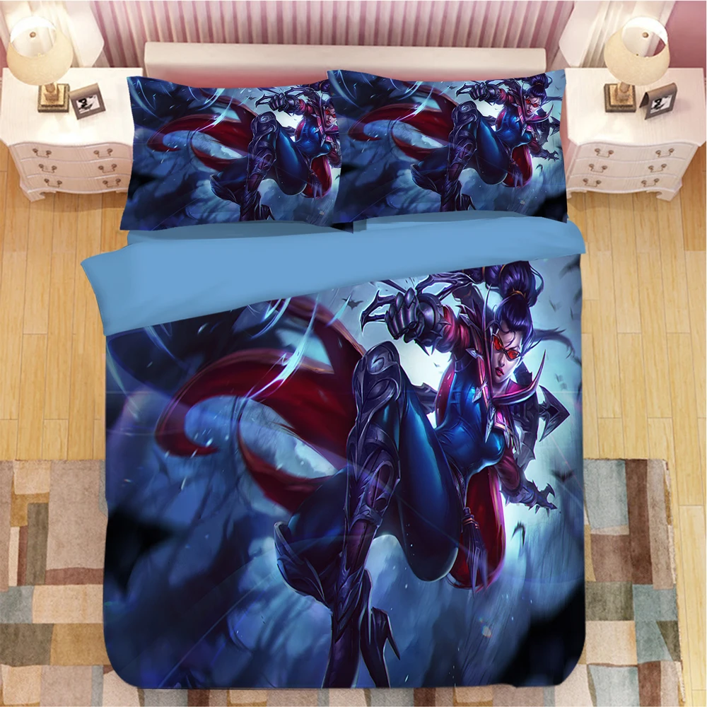 League of Legend, постельное белье, пододеяльники, наволочки, одеяла, League of Legend, комплекты постельного белья, льняное постельное белье, Комплект постельного белья