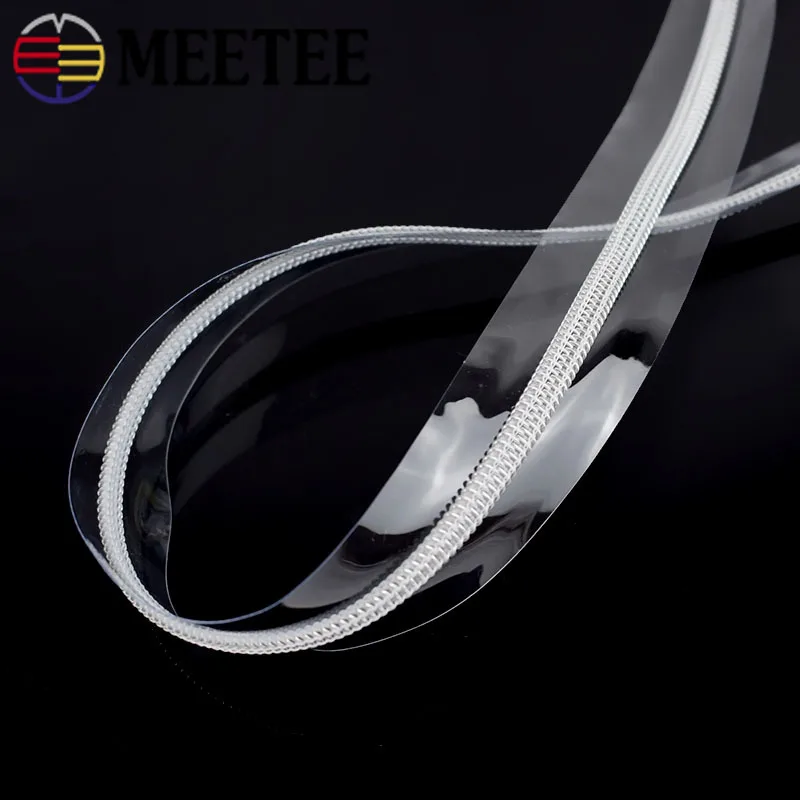 Meetee 5# ПВХ Нейлон застежки-молнии для шитья DIY молния Спортивный Плащ пенал косметичка молния Швейные аксессуары