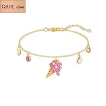 Высокое качество SWA прекрасный мороженое браслет розовый мороженое конусный браслет