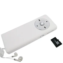 Reproductor MP3 Micro SD portátil con auriculares, reproductor de música sin pérdidas, con tarjeta TF