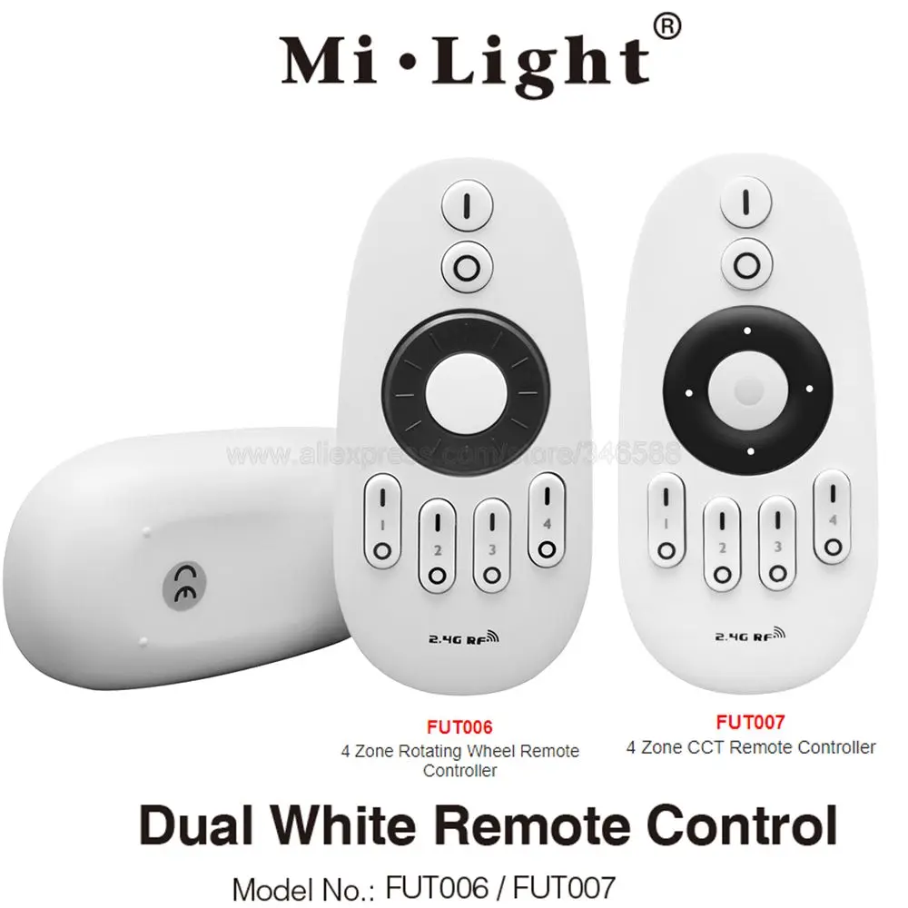 MiLight 2 4G RF 4 зонный беспроводной светодиодный диммер с двойным белым контроллером