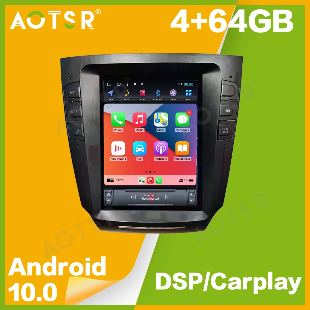 

64 ГБ для Lexus IS XE20 IS250 2006-2013 Android 10 автомобильное стерео радио с экраном Tesla радио плеер Автомобильный GPS навигатор головное устройство