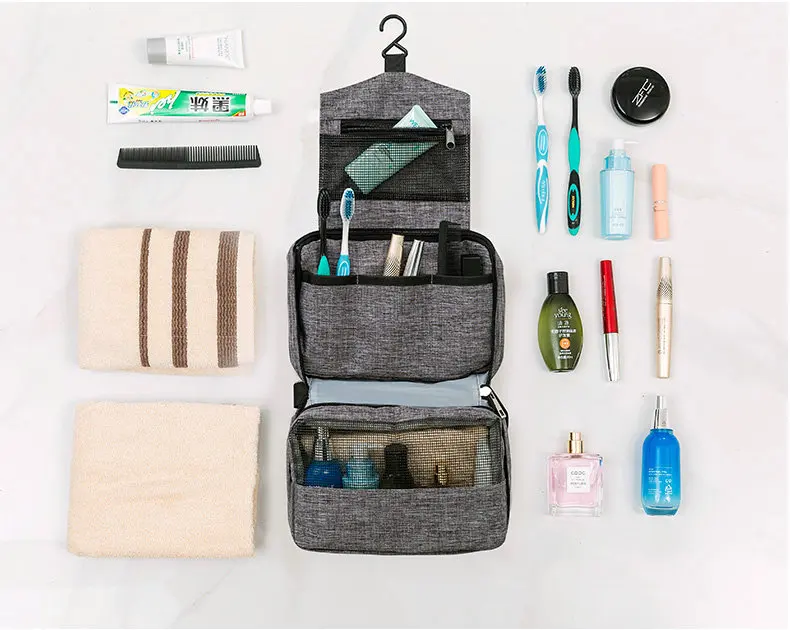 Suspended Foldable Toiletry Bag