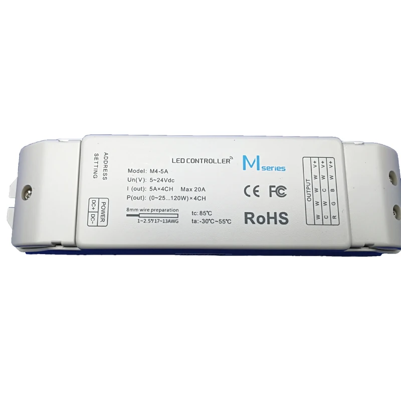 Новый светодиодный RGB полосы Управление RF Беспроводной дистанционного DC5V ~ 24V 6Ax3CH