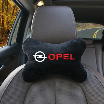 

Car neck pillows both side pu leather single headrest case for Opel Astra H G J Insignia Mokka Zafira Corsa Vectra Car Styling