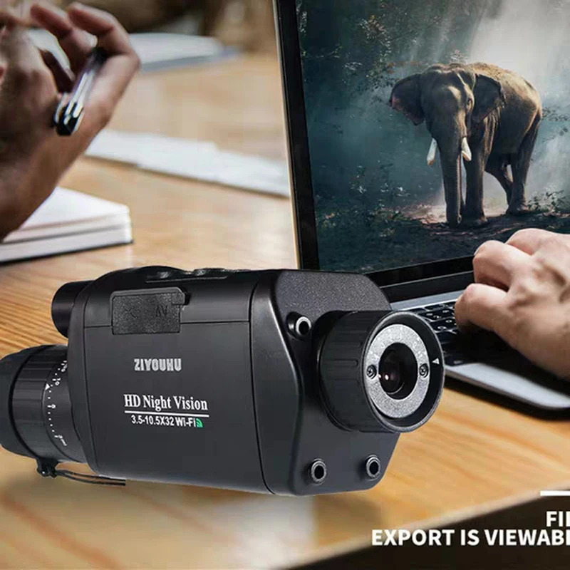 

ZYH D-380E WIFI 720 High Definition and High Power Digital Night Vision Hunting Patrol Single Night Telescope