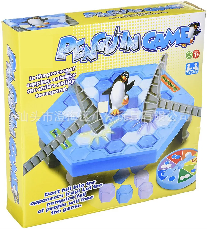 

Beat Penguin Ice-Breaking Taiwan Split Wall Toy Save Penguin Tabletop Game Parent And Child Interactive Educational Toy