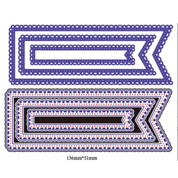 

3Pcs Lace Design Metal stencils For DIY Scrapbooking Album Paper Cards Drafting Supplies