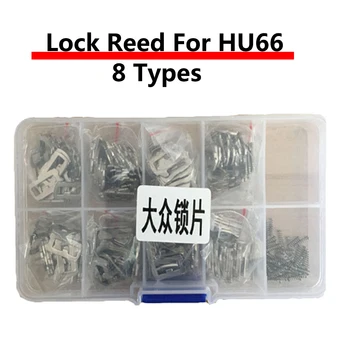 

200PCS/LOT Car Lock Reed HU66 Plate For AUDI VW Volkswagen Plate NO 1.2.3.4,11.12.13.14 Each 25pcs For VW Lock Repair Kits