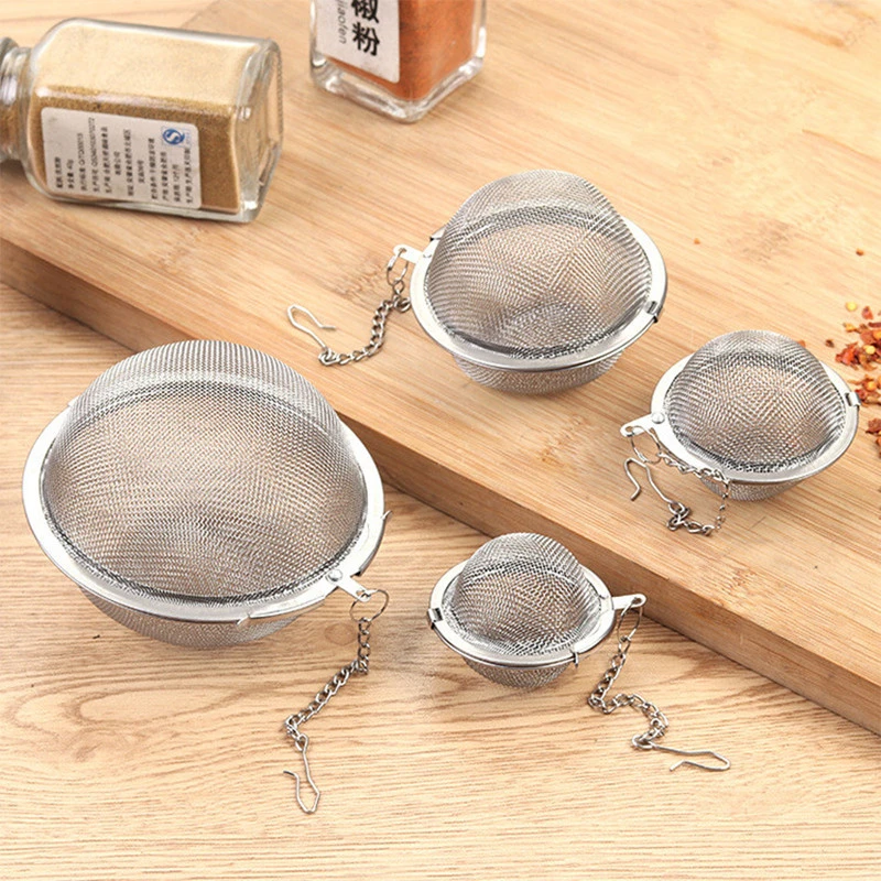 Cooking Seasoning Filter Stainless Steel Tea Ball Mesh Infuser Tea Strainer Cooking Seasoning Filter Stainless Steel Tea Ball Mesh Infuser Tea Strainer