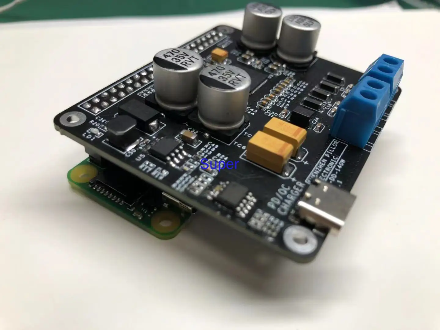 파워 앰프 보드, 라즈베리 파이 부착 IIS I2S 입력, MA12070P + ESP32, 라즈베리 파이