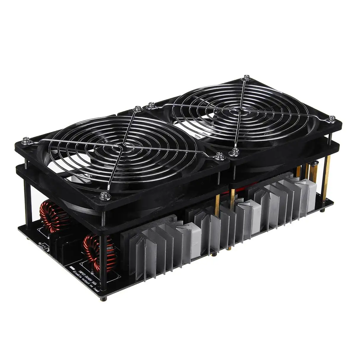 12 V-48 V 2500 W/1800 W звс индукционный нагрев Доска модуль Flyback драйвер нагреватель с катушкой+ двойной вентилятор, Питание комплект