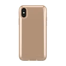 Wireless 5000mAh Back Clip Battery Charger Case Power Bank For iphone X Mobile Phone Holder Function Power Case with LED light