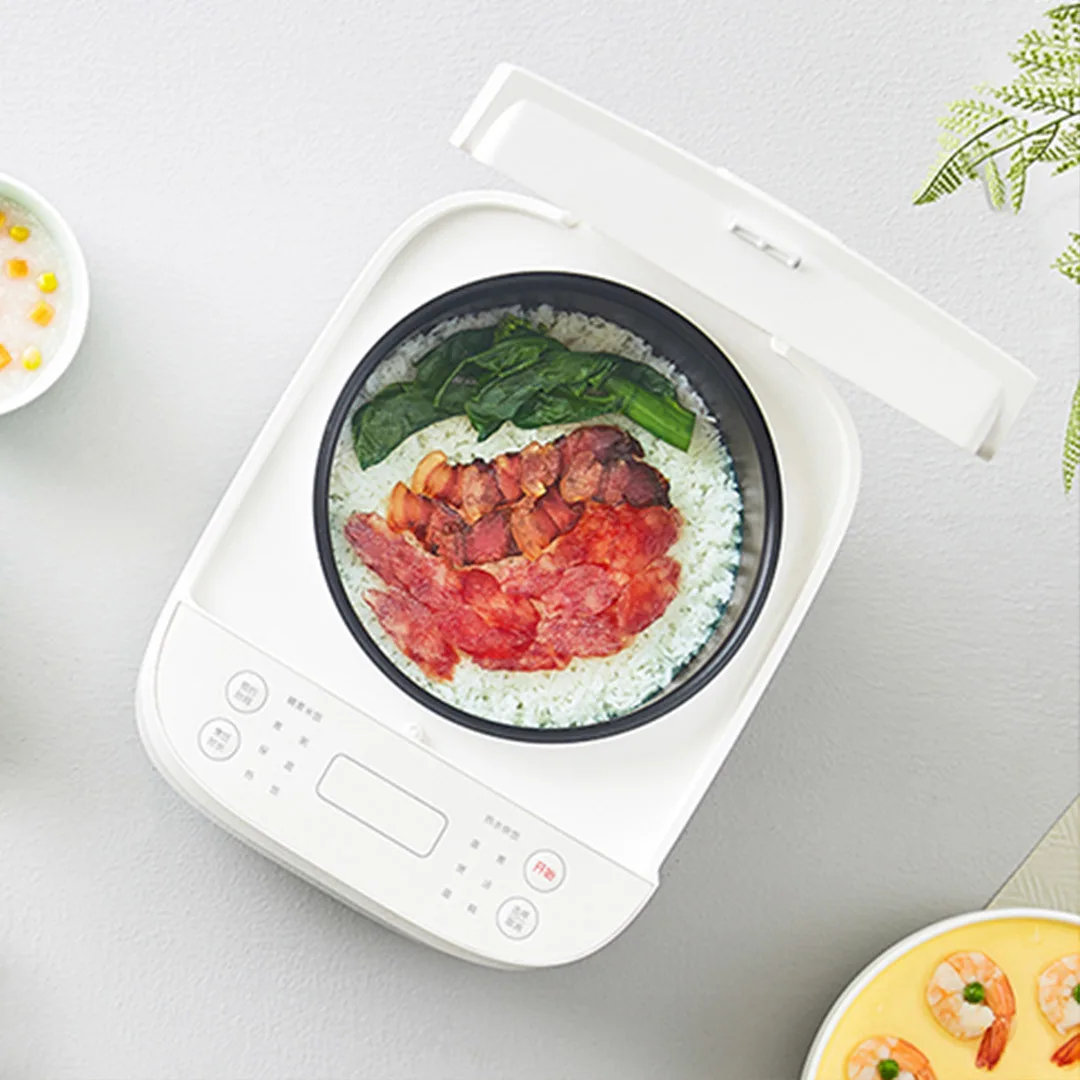 3L Xiaomi Mijia Smart Home Rice Cooker C1 White 650W Xiomi Cooker One-touch Adjustable Cooking Time