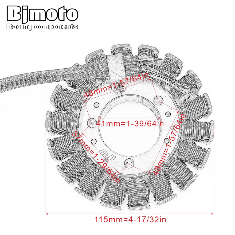 Мотоцикл обмотка статора генератора для Triumph T1300039 675R 2011-2012 Daytona 675 2006- 675 ABS 2013- Скорость тройной R 675
