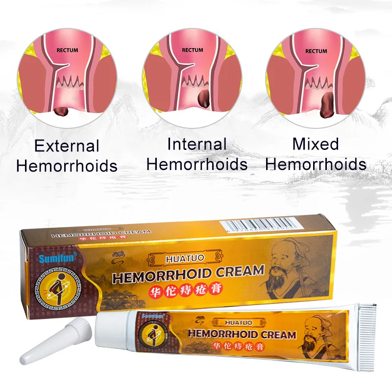 New Sumifun Hemorrhoids Ointment Chinese Internal and External Anal Fissure Painkiller Herbal Medical Plaster 20g K10001 1 New Sumifun Hemorrhoids Ointment Chinese Internal and External Anal Fissure Painkiller Herbal Medical Plaster 20g K10001 5