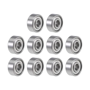 

uxcell R2ZZ Deep Groove Ball Bearing 1/8"x3/8"x5/32" Shielded Z2 Lever Bearings 10pcs