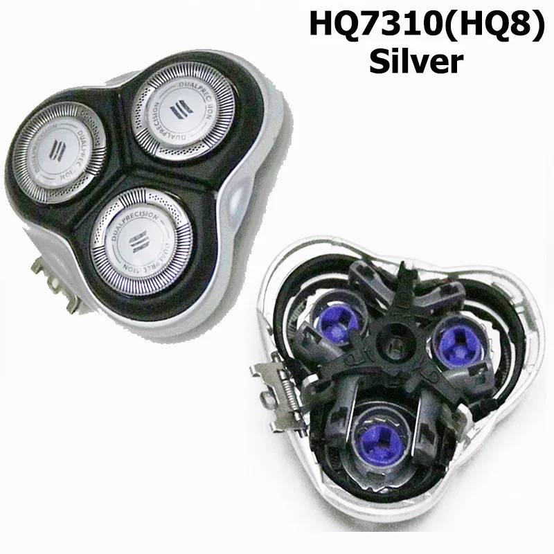 Poleet Сменное бритвенное лезвие режущая головка для Бритва Philips головка PT725 PT877 HQ7310 HQ8240 YQ6008 HQ8 HQ64 HQ4 HQ9 бритвенный блок бритвы - Цвет: HQ7310-HQ8silver