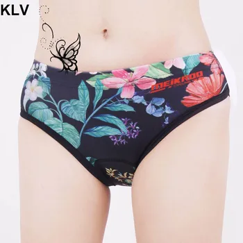 

Women MTB Bike Riding Underwear 3D Silicone Padded Boho Tropical Floral Printed Bicycle Briefs Quick Dry Cycling Shorts