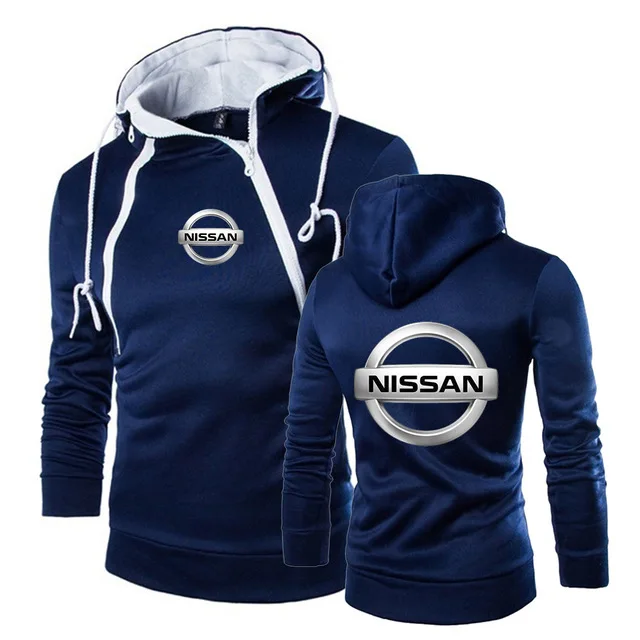 

2020 New NISSAN Harajuku Style Leisure Men Pullover Hoodies Brand Hooded Sweatshirt Classic Tracksuit Warm Slim Tops 3 Colors