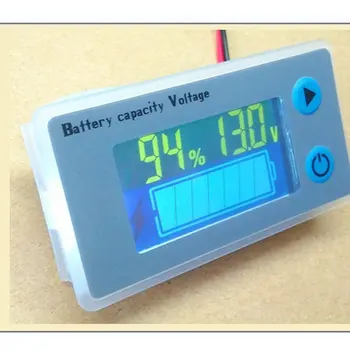 

Universal 10-100V LCD Car Acid Lead Lithium Battery Capacity Indicator Digital Voltmeter Voltage Tester Monitor JS-C33