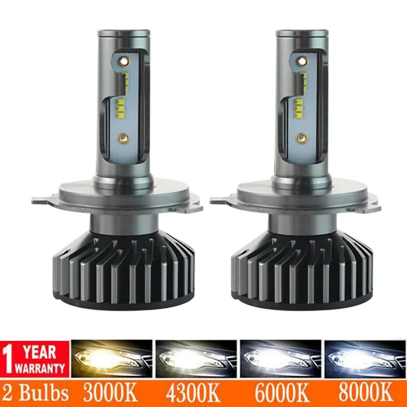 CSP LED No Error Canbus H4 H7 H1 H11 LED 6500K 8000K Car Headlight H3 H8 H9 H11 880 881 LED Bulb Auto Fog Lamp 12000LM