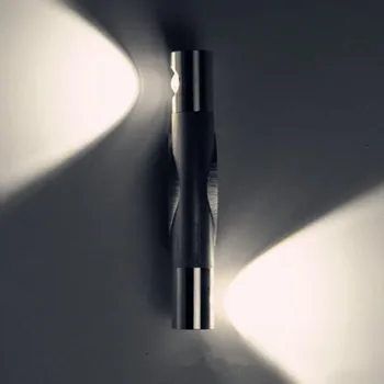 

Creative Led Aluminum Lamp 360 Degree Rotation Change Direction Wall Lamp Hotel KTV Living Room Bedroom Bedside Bathroom Light