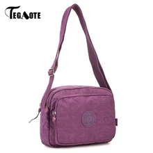 Tegaote Piccolo Wome Borse a Spalla Femminile Della Borsa di Lusso di Marca Del Progettista Flap Mini Tassen Spiaggia Crossbody Bag Bolso Mujer di Nylon 2019(China)