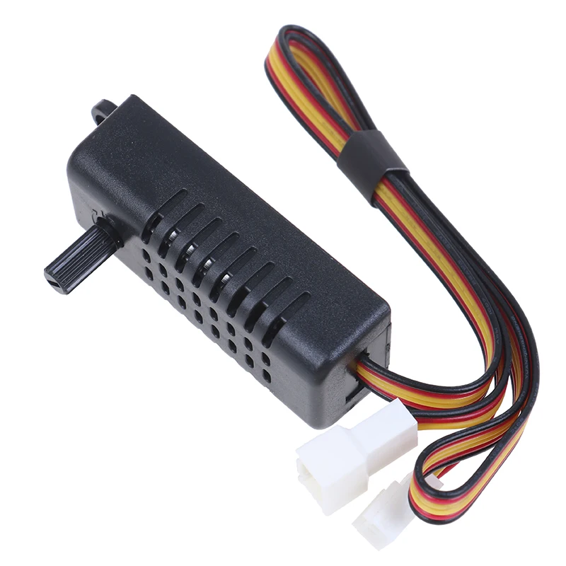 1 Way 3pin Fan Speed Controller, Motherboard 3pin 4pin Header To Case Fan 5V~12V Regulator Stepless Voltage Governor