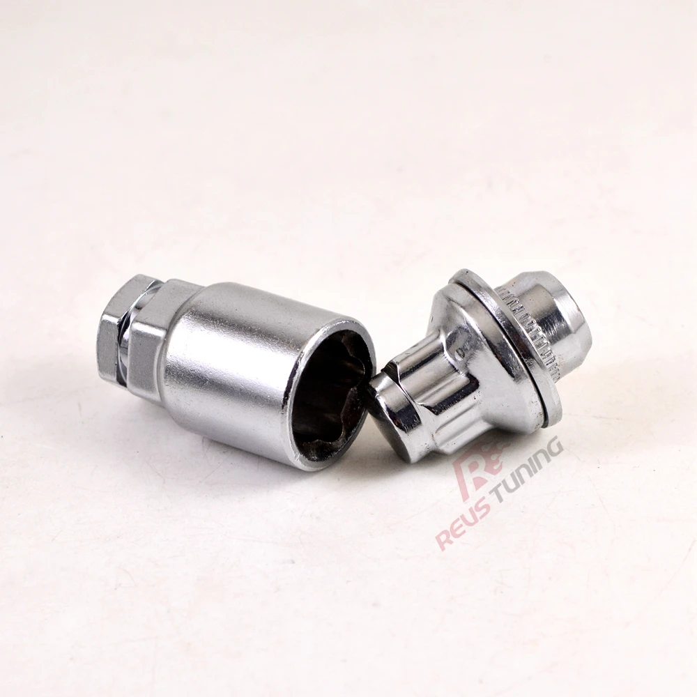 4PCS M12X1.5 Anti-theft Spline Type Car Wheel Lock Nuts Lug Nuts For Toyota