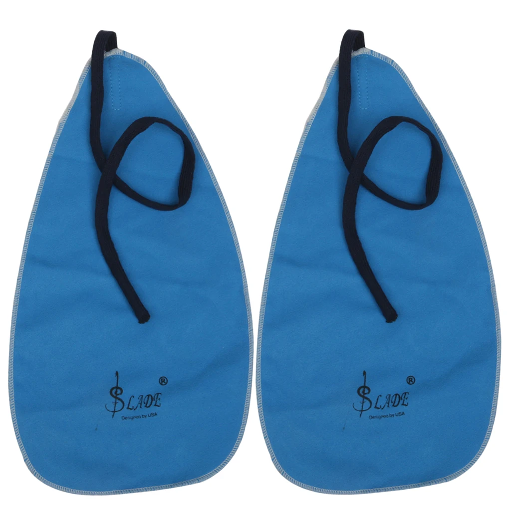 PRO2PiecesPullThroughCleaningPolishingWipingClothWithStrap