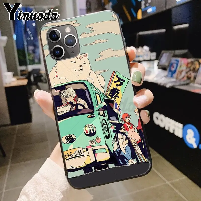 Yinuoda гинтама аминовый Защитный Мягкий ТПУ чехол для телефона для iPhone 7plus 6S 7 8 8Plus Xs max xr 5S 11pro чехол