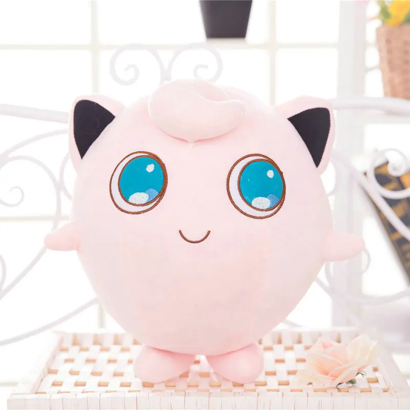 Большой размер плюшевый Бульбазавр, чармандер Eevee мягкие животные мультфильм аниме Рождественский подарок ребенок Jigglypuff белка Psyduck - Цвет: 30cm  Jigglypuff