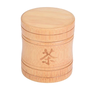 

Home Container Box Tea Storage Box Portable Lightweight Bamboo Tea Jar Storage Container Box
