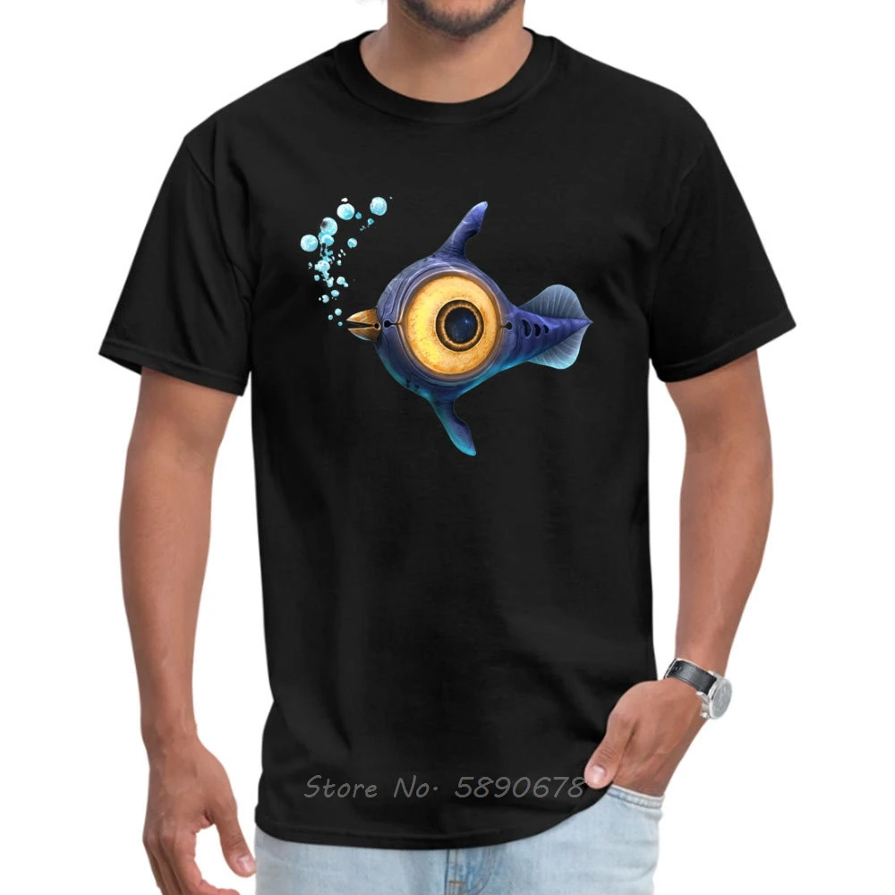 Хлопковые летние футболки Subnautica Peeper со скидкой Короткие дзюдо Glory удобные на День