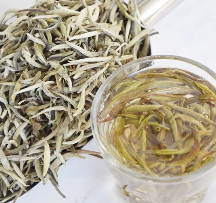 

2017 Baihao Yingzhen White Tea Grade Baihaoyinzhen Silver Needle Tea For Weight Loose Chinese Natural Organic food