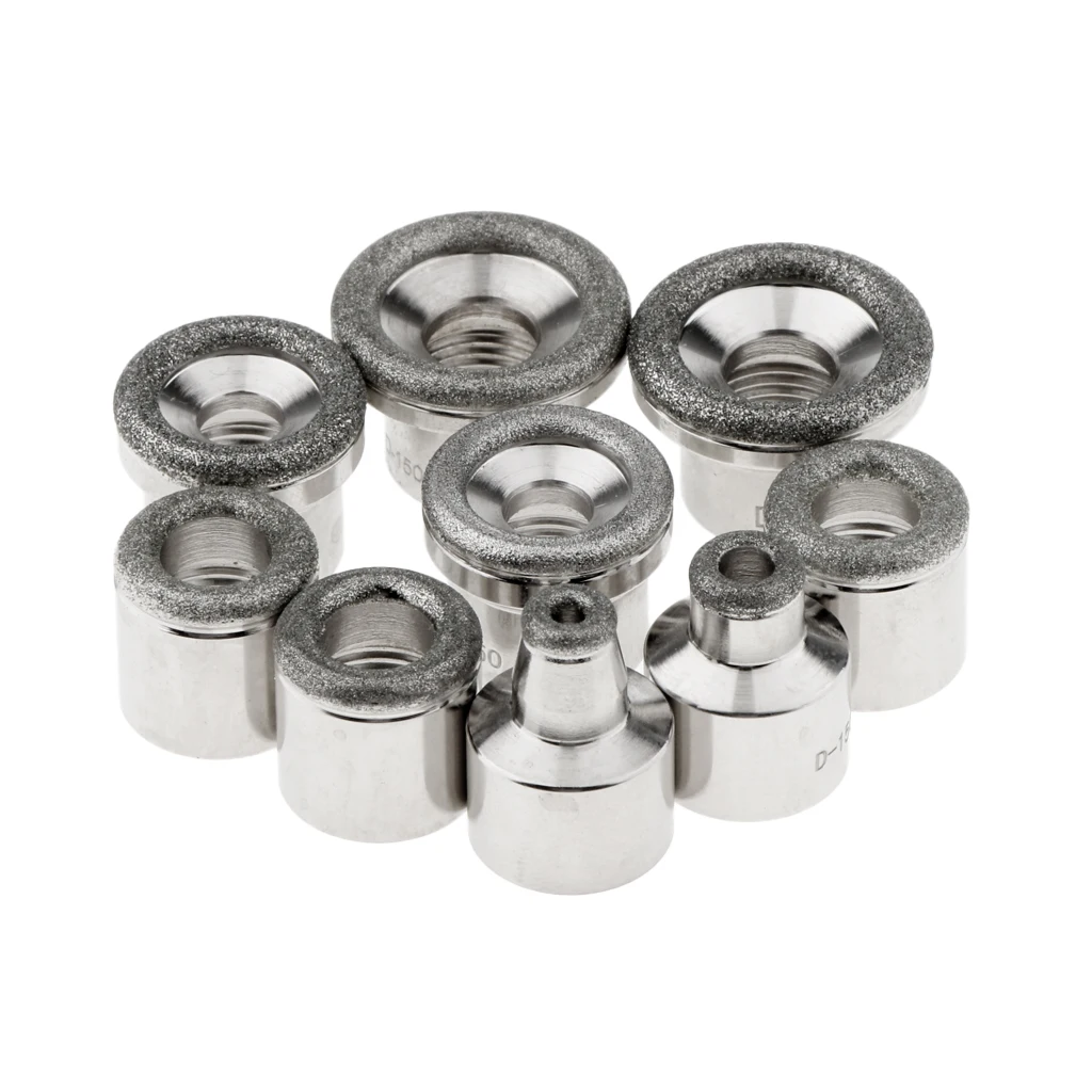 Diamond Wands Cotton Filter Skin Peel Microdermabrasion Facial Care Tool with 9 Tips 3 Wands Diamond Dermabrasion Accessory Tips