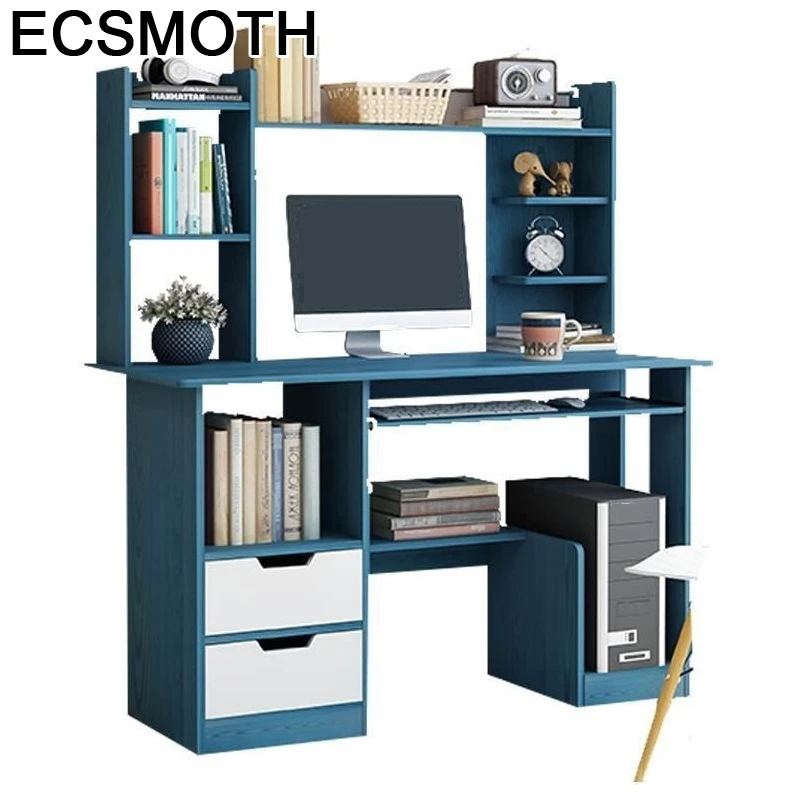 

Support Ordinateur Portable Biurko Bed Tafelkleed Portatil Escritorio Mesa Computer Tablo Laptop Stand Desk Table With Bookcase