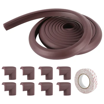 

5M+8pcs Baby Safety Corner Guards Desk Table Corner Protector Children Furniture Table Corner Kids Proofing Edge Bumper