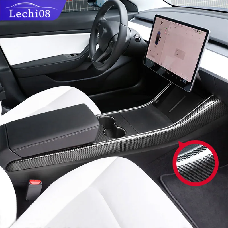 Центральная боковая Накладка для Tesla model 3 Аксессуары tesla y three carbon/accessoires