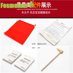 Fosmeteor rompecabezas con números de madera para niños, puzle de aprendizaje temprano, juguetes educativos con mango de madera, juego de mesa