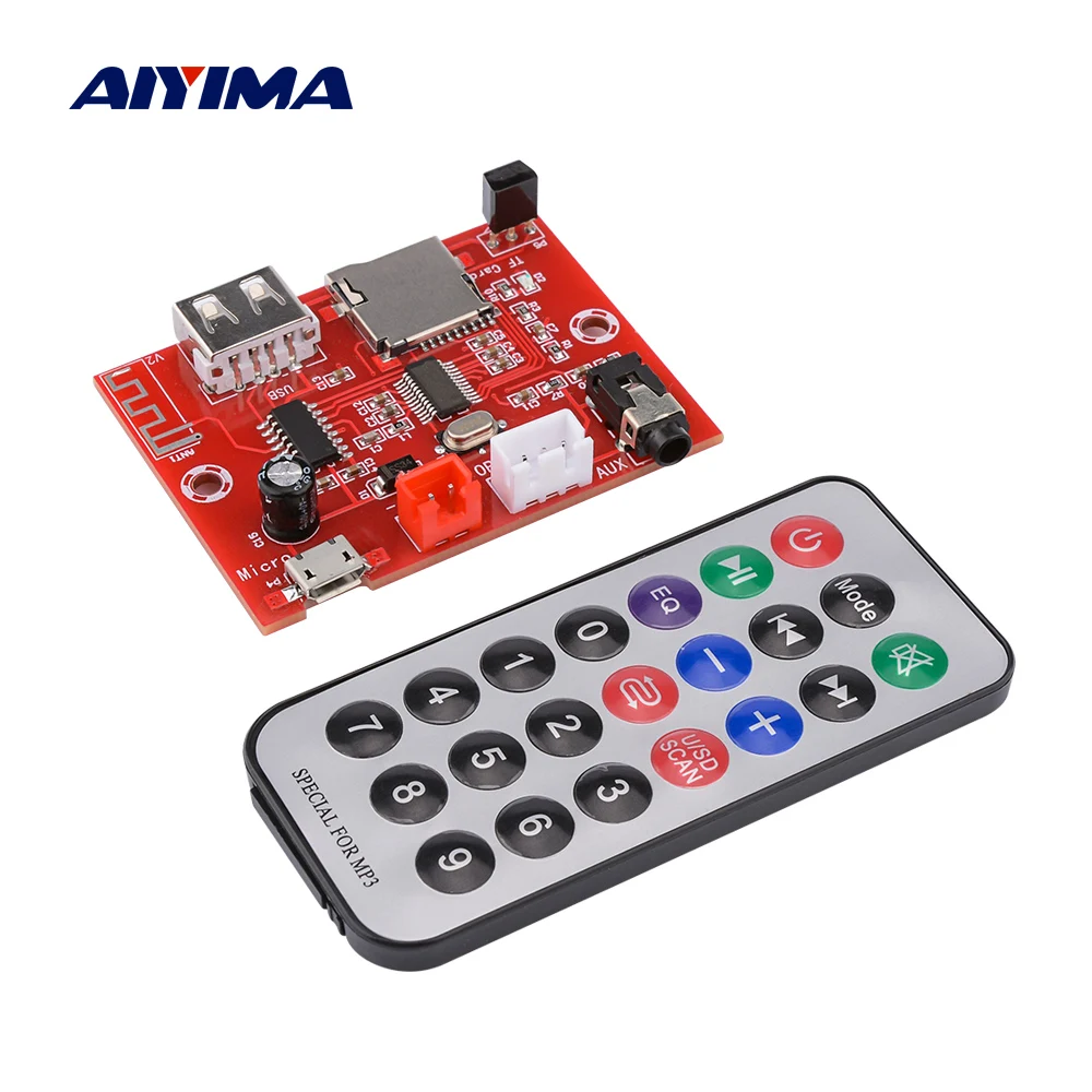 Bluetooth-декодер AIYIMA TF-карта USB-декодирование беспроводной Bluetooth 5 0 аудио-приемник
