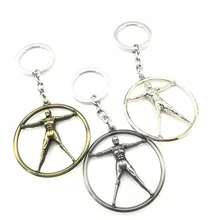 Западный мир второй четверти брелок кулон изделия ручной работы из металла робот аксессуары для автомобильных ключей