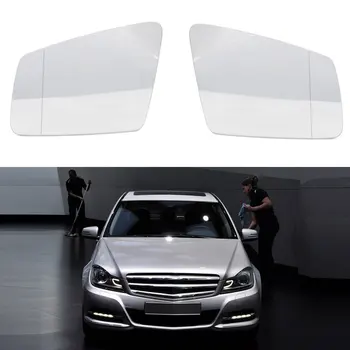 

For Mercedes-Benz W212 W204 W221 C180 C250 C300 C350 E200 E250 E300 E350 E550 2010-2013 Right/Left Side Wing Mirror Glass