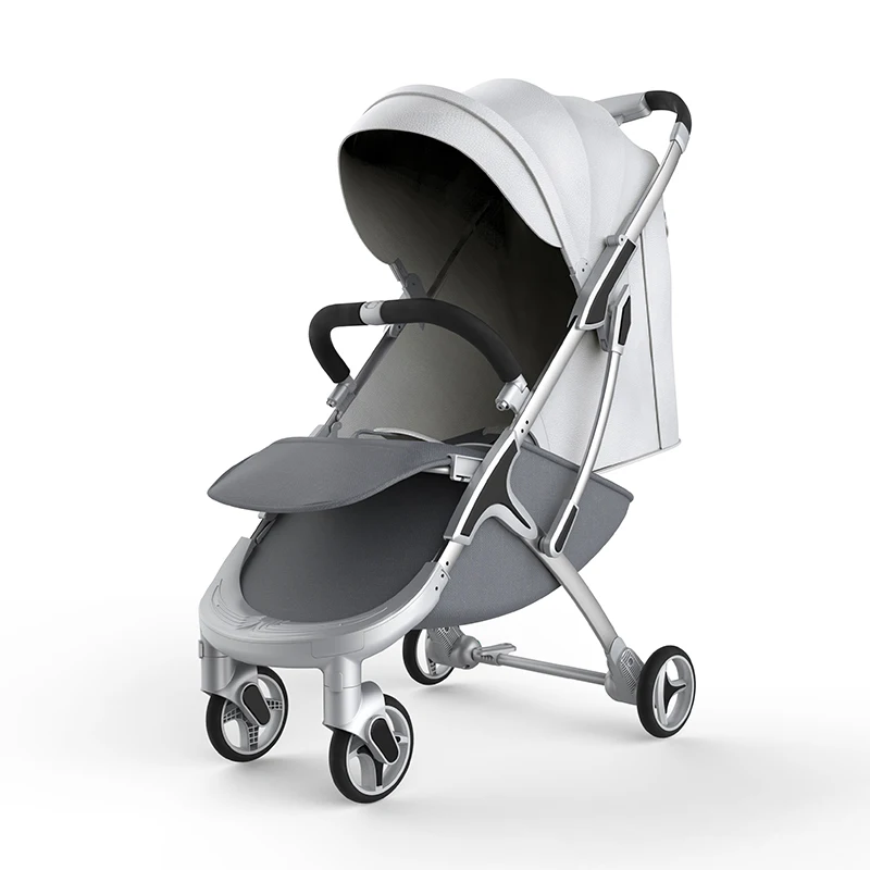 Новая коляска hotmom, может лежать, складной светильник, для путешествий, британский бренд, импортная детская коляска - Цвет: Grey